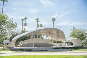 Clearwing - Scottsdale City Center Outdoor Performance Space Audio Lighting Installation